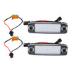 2 PCS LED License Plate Light with 18  SMD-3528 Lamps for Hyundai Sonata,2W 120LM,6000K, DC12V(White Light)