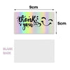 50 Sheets /Pack Laser Rainbow Thank You Card Gift Wrapping Thank You Card(L14)