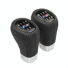 For BMW 3 Series E92 LCI Coupe 2008-2013 Square Car Gear Lever Leather Gear Shift Knob, Style:6 Speed