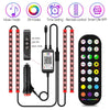 Y11 Cigarette Lighter Car Colorful RGB Foot LED Atmosphere Light