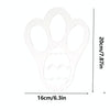 Acrylic Easter Bunny Footprint Template, Style:Single Footprint