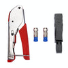 WLXY 518A Crimping Pliers Wire Stripper Repair Hand Tool Set for RG59 / RG6 Coaxial Cable