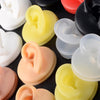 Soft Silicone Simulation Ear Model Practice Display Props, Style:Left Ear(White)