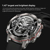 AK56 IP67 BT5.1 1.43inch Smart Watch Support Voice Call / Health Monitoring, Style:Silicone Strap(Black)