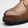 Autumn and Winter Shoes Men British Pointed Business Dress Shoes, Size:43(Brown)