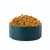 Ceramic Cat & Small Dog Bowl, Green, 13cm, 400ml