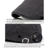 Cotton Solid Color Retro Style Cap Front Cap(Dark Khaki)