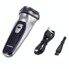 Original Xiaomi ENCHEN Water Proof Triple Rotary Double Ring Blade Shaving Head Electric Rechargeable Shaver For Men(Silver)