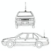 PS-95 Modified Car FM / AM Antenna Aerial
