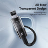 Baseus Gem Transparent 2.4A USB to 8 Pin Fast Charging Data Cable, Length:2m(Black)