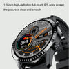 I9 1.3 Inch Heart Rate/Blood Pressure/Blood Oxygen Monitoring Watch, Color: Silver Steel