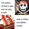 5PCS Pirate Ship Balloon Cartoon Halloween Aluminum Film Balloon(Black)