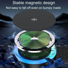 15W Car Magnetic Wireless Charging Cell Phone Holder With Ambient Light