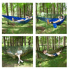 250 x 120cm Anti-mosquito Hammock and Tarp Set Waterproof Sunshade Camping Supplies(Dark Green +Camouflage)