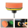 7 in 1 Buffing Pad Set Thread Auto Car Polishing Pad Kit for Car Polisher, Size:7 inch