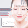 Three-point Positioning Tattoo Measuring Eyebrow Ruler(Black)