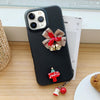 For iPhone 11 Pro Max Christmas Bells TPU Hybrid PC Phone Case(Black)