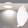 8 inch LED Recessed Indoor Lighting Downlight Round Energy Saving High Brightness Panel Lamp(White Light)