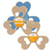 Fidget Spinner Toy Stress Reducer Anti-Anxiety Toy for Children and Adults, 2 Minutes Rotation Time, Steel R188 Beads Bearing + Zinc Alloy Material, Three Leaves Heart Flower Shape(Blue)