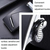110cm Men Leather Automatic Buckle Belt Business Style Waist Band(K902 Golden)