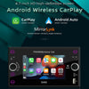 A3121 Android 12 GPS Navigation Car Multimedia Player, 1GB+32GB, Support iOS CarPlay / Android Auto / Mirrorlink / WiFi(Black)