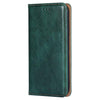 For Samsung Galaxy S25 5G Gloss Oil Solid Color Magnetic Leather Phone Case(Green)