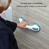 Bathroom Handrail Kids No-Punch Suction Cup Handle Preventing Falls Elderly Handle(Black White)