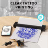 A41 203DPI Portable Tattoo Printer Office Study Bluetooth HD Thermal Printer(Black)