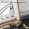 Yesido YC70 65W Type-C, USB, 8 Pin Reverse GaN Fast Charger with Type-C to 8 Pin Cable(EU Plug)