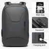 BANGE BG-22188 Fashion Business Anti-Theft Backpack Backpack with External USB Charging Port(Gray)