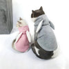 Grey Rabbit Ear Pet Sweatshirt, XL (Dog & Cat)