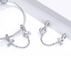Sterling Silver S925 Pet Dog Beaded DIY Safety Chain Bracelet Accessories