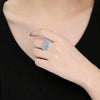 Women Fashion Luxury Zircon Stone Rings, Ring Size:10