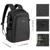 PULUZ Outdoor Portable Waterproof Scratch-proof Dual Shoulders Backpack Handheld PTZ Stabilizer Camera Bag with Rain Cover for Digital Camera, DJI Ronin-SC / Ronin-S (Black)