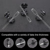 Car Carbon Fiber Magnetic Clamp Cable Storage Box Creative Desktop Hub Organizer