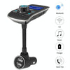 Car Bluetooth Receiver Free Call Call Display FM Transmitter Dual USB Car Charger
