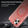 For iPhone 11 Pro MagSafe Frosted Translucent TPU + PC Full Coverage Phone Case(Red)