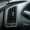 Car Carbon Fiber Left Side of the Dashboard Decorative Sticker for Infiniti Q50 / Q60 2014-2020, Left Drive