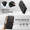 For Samsung Galaxy S25 Ultra 5G CaseMe C30 Card Slots Zipper Wallet Leather Phone Case(Black)