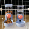 Automatic Cat Feeder & Waterer, Purple, Hanging Cage Design