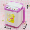 5 PCS Plastic Mini Washing Machine Doll House Furniture Children Educational Toys, Random Color Delivery