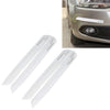 2 Pairs Universal Car Body Rear Bumper Protector Trim Cover Protective Strip Car Body Protective Strip Car Accessories Protective Stickers Car Protective Kit Car Body 4 Angle Protective Cover(White)