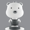 3W Cartoon Crown Pet USB Touch Control Night Light(Bear Gray)