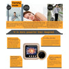 2.4" Smart Peephole Camera, Doorbell with Night Vision, Gold