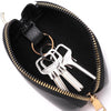 Mini Car Key Bag Large Capacity Soft Leather Coin Purse(Blue)