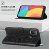 For Alcatel 1L 2021 Embossed Butterfly Leather Phone Case(Black)