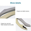 Car Leather Right Side Inner Door Handle Assembly 51417225854 for BMW 5 Series F10 / F18 2011-2017(Creamy-white)