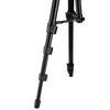 Fotopro DIGI-3400 Adjustable 390mm-1190mm 2kg Burden 1/4 inch Screw Three-dimensional Head Aluminium Alloy Tripod Holder Stand Mount with Carry Bag for Card Machine & DSLR & DV Digital Camera