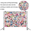 2.1 X 1.5m Festive Photography Backdrop 3D Wedding Flower Wall Hanging Cloth, Style: C-1888