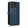 For Asus ROG Phone 8 Pro Honeycomb Dot Texture Leather Phone Case(Blue)
